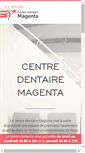 Mobile Screenshot of centre-dentaire-magenta.com